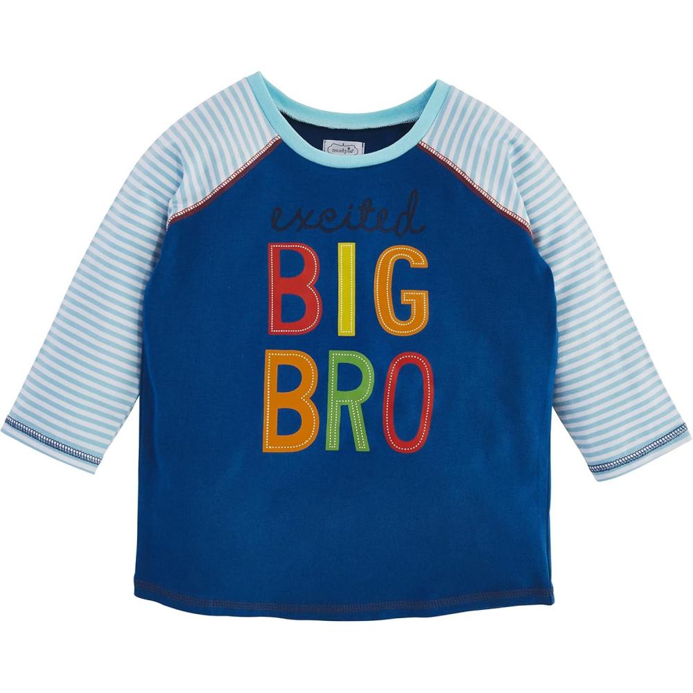 imageMud Pie Baby Boys Big Sibling TShirtBig Bro