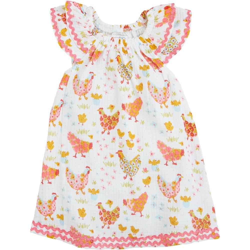 imageMud Pie Baby Girl Chicken DressChicken