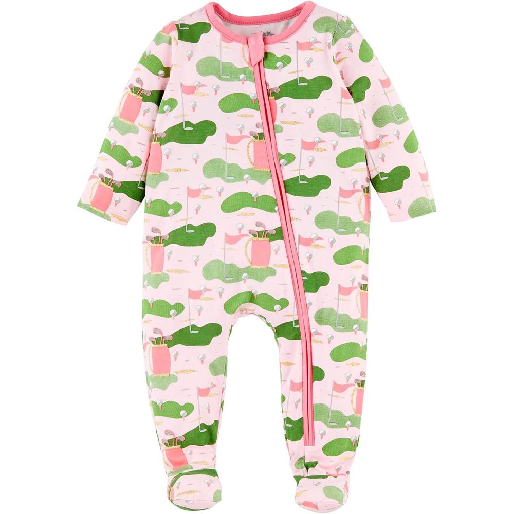 imageMud Pie Baby Girl SleeperPink Golf