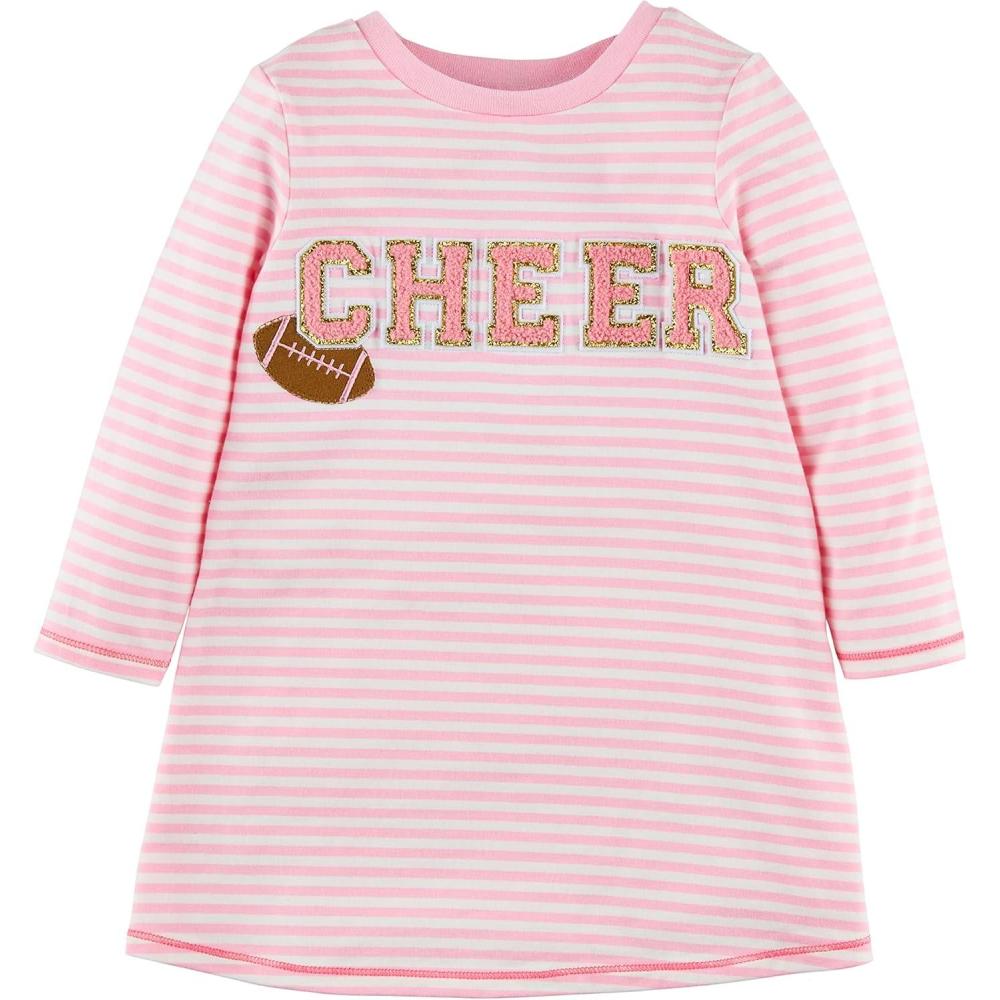 imageMud Pie BabyGirls Girls DressPink Football