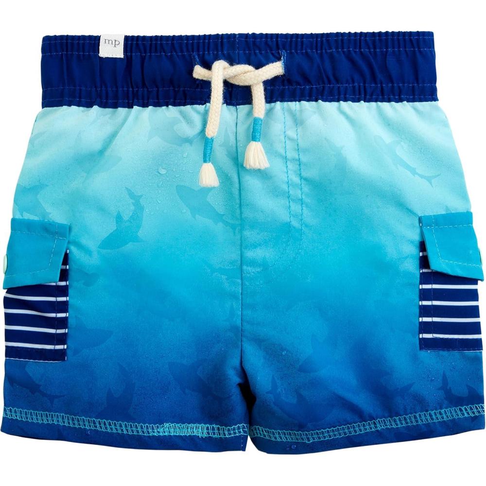 imageMud Pie Boys Standard Shark Color Change Trunks