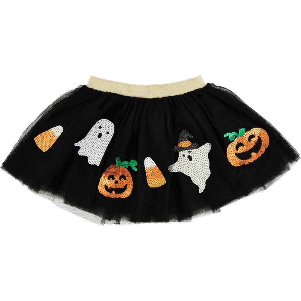 imageMud Pie Childrens Black Halloween Tutu One Size