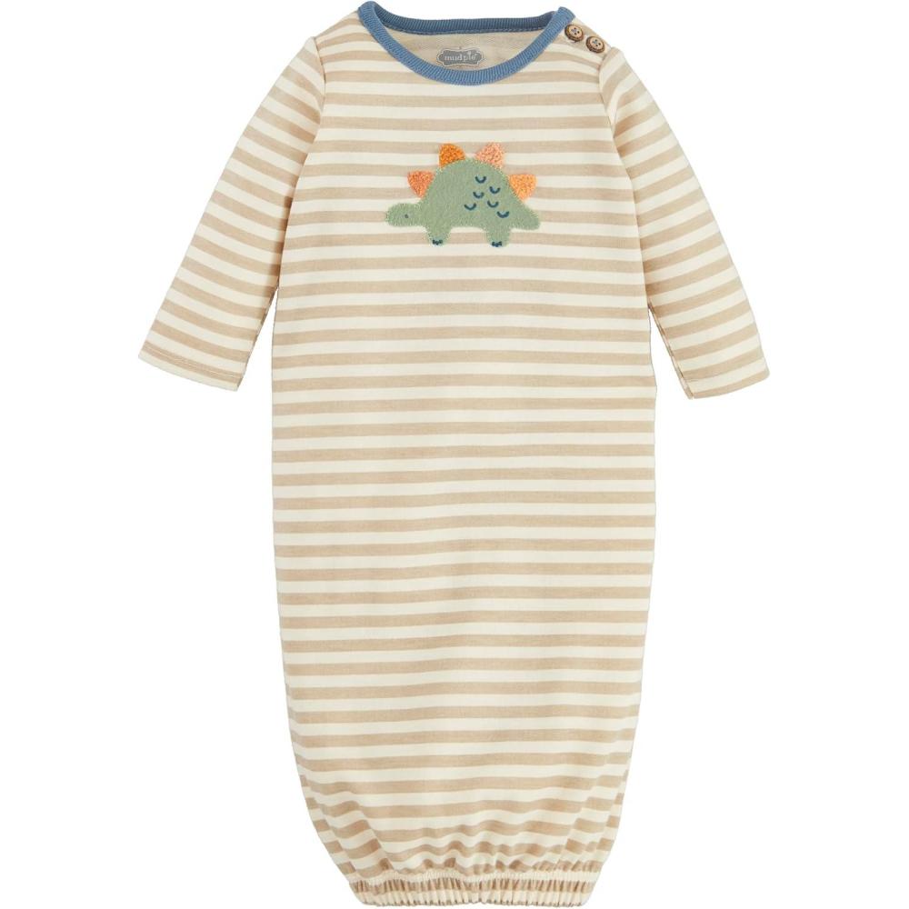 imageMud Pie Childrens Dino Applique Gown 03M