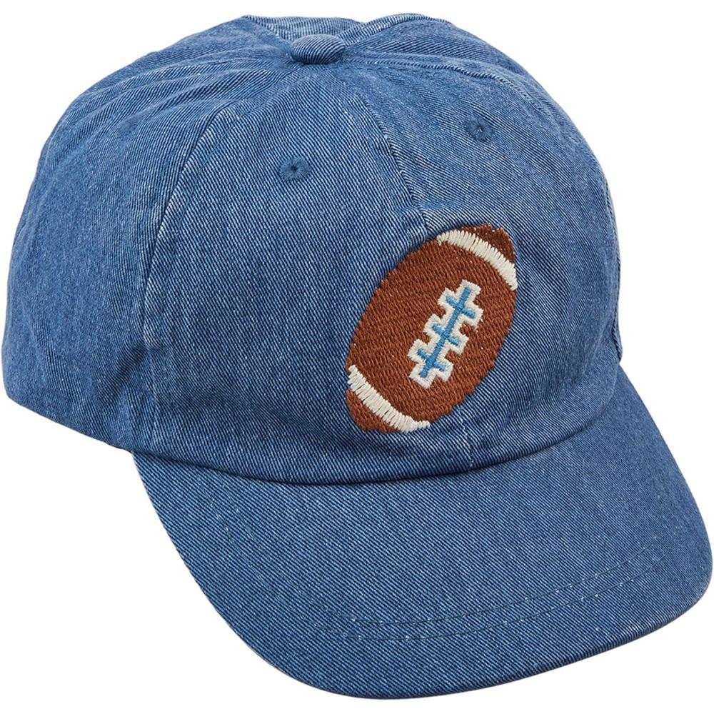 imageMud Pie Childrens Embroidered Hat One Size Fits MostFootball