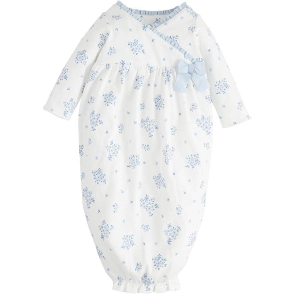 imageMud Pie Childrens White Ditsy Floral Gown 03M