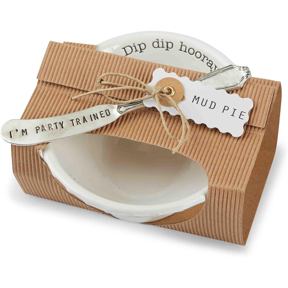 imageMud Pie Dip Bowl Set Hooray 2quot x 6quot