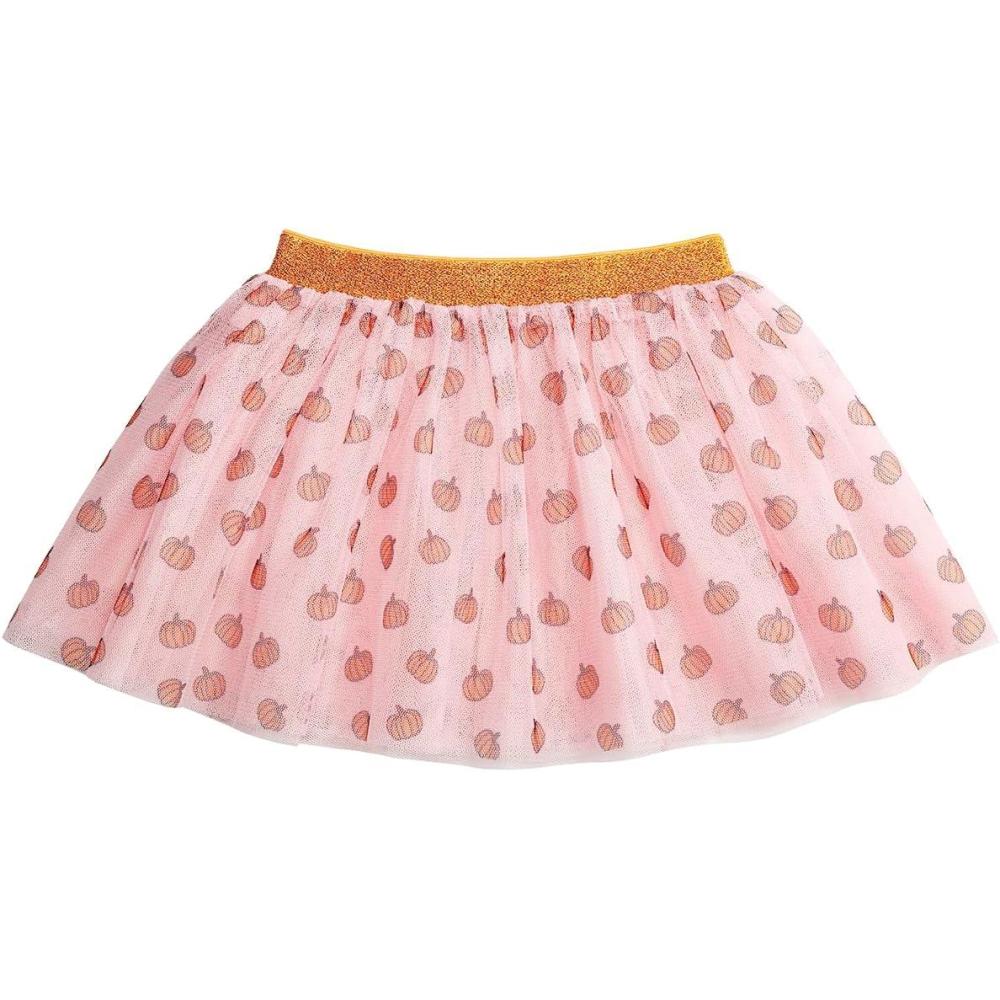 imageMud Pie Girls Kids Pumpkin Print Tutu Orange