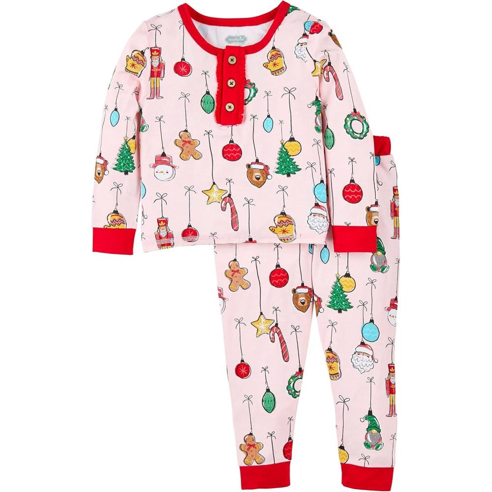 imageMud Pie Girls PajamasPink Ornament