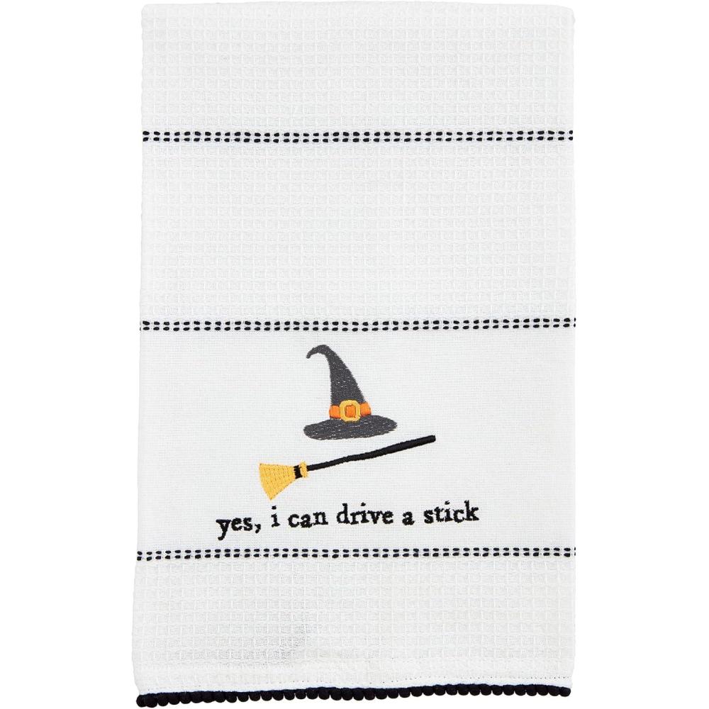 imageMud Pie Halloween Towel Drive Stick 16 12quot x 26quot