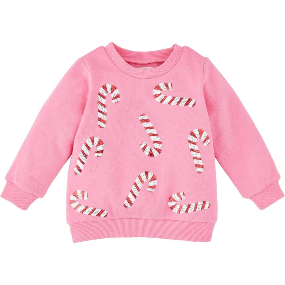 imageMud Pie Kids Children Candycane SweatshirtCandy Cane