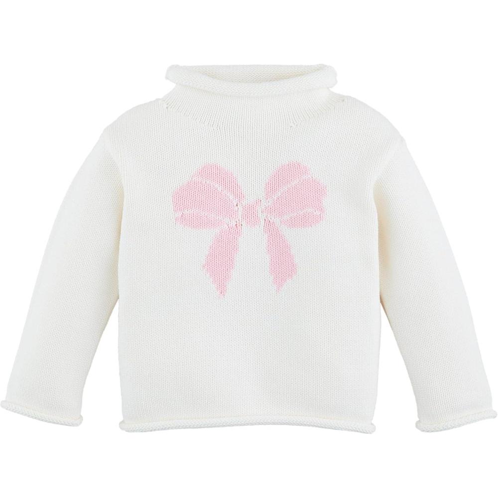imageMud Pie Kids Childrens Bow Rollneck SweaterBow