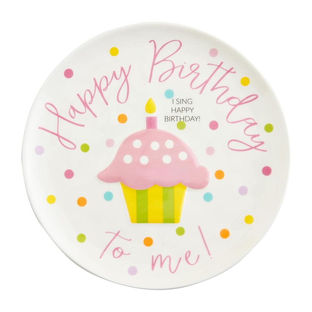 imageMud Pie Kids Girl Birthday Singing Plate 8quot Dia