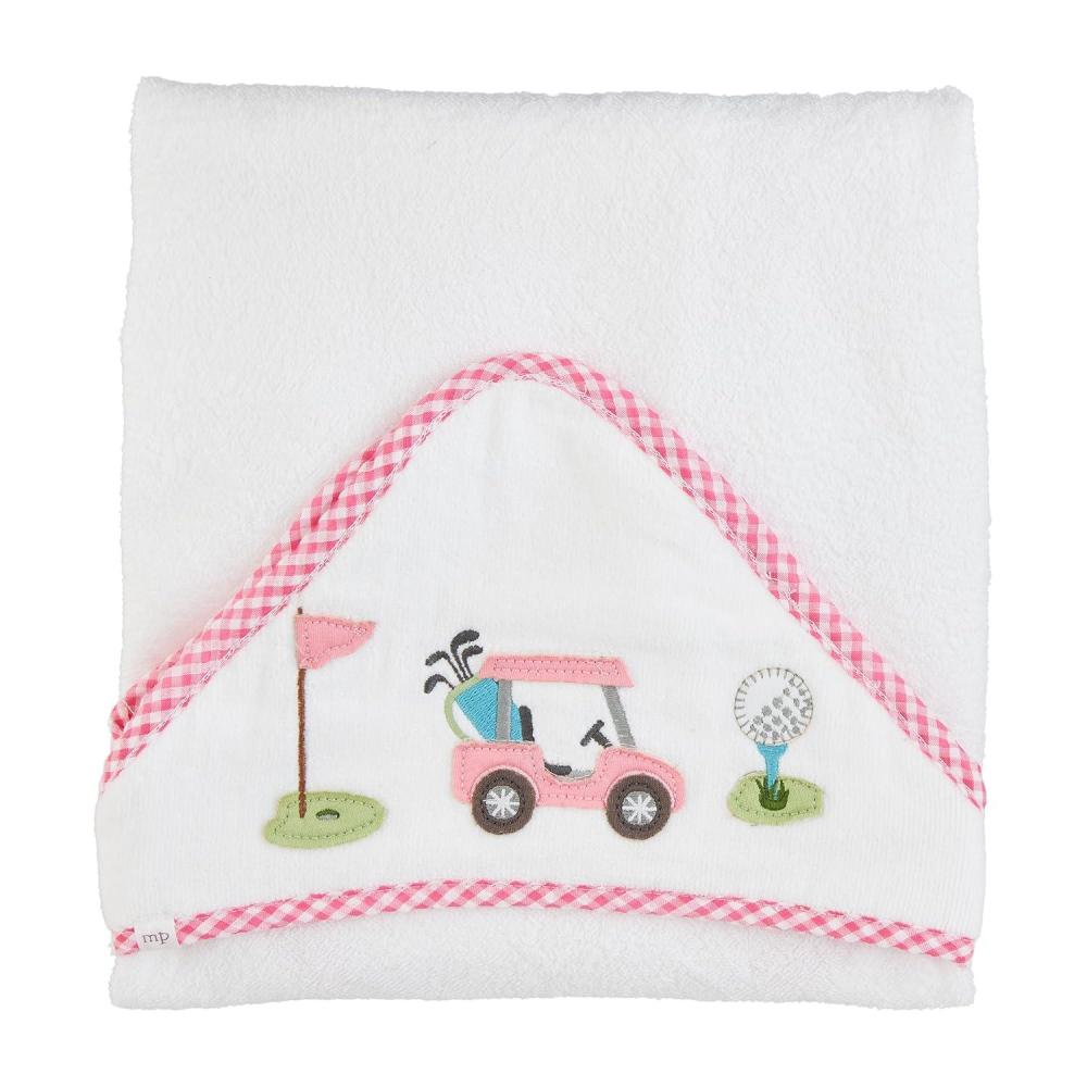 imageMud Pie Kids Girl Golf Hooded Towel 30quot X 30quot