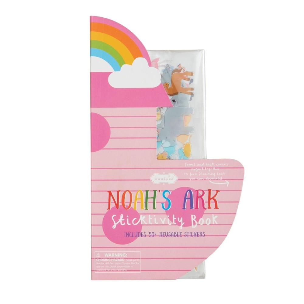 imageMud Pie Pink Noahs Ark Sticker Book
