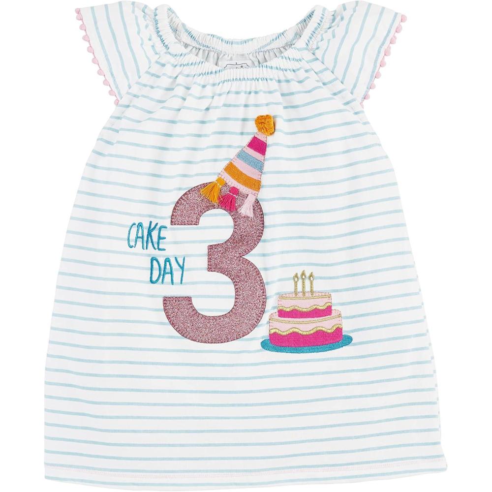 imageMud Pie Toddler Girl Birthday TunicMulticolor