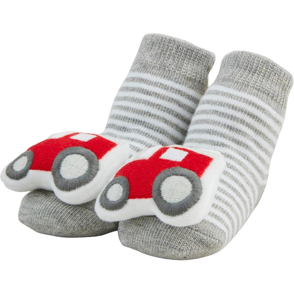 imageMud Pie Unisex Baby SocksTractor