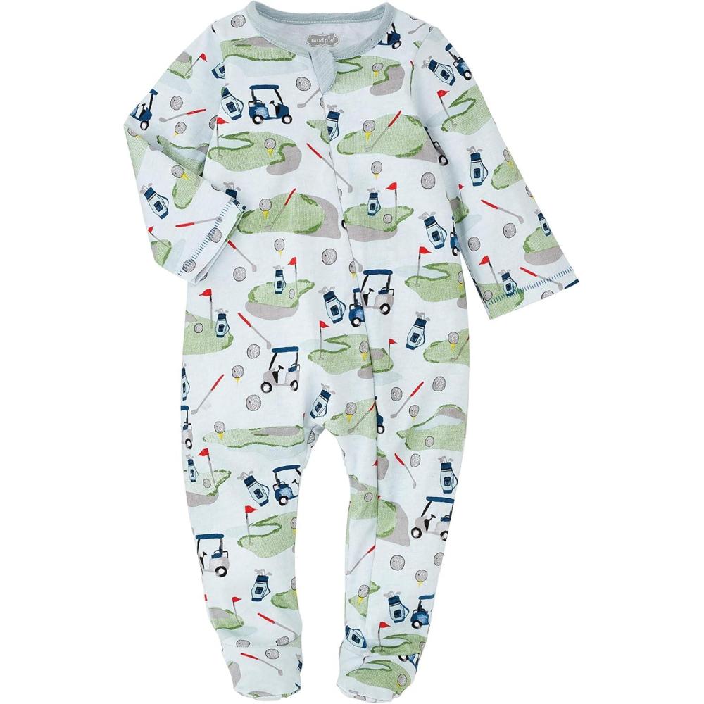 imageMud Pie babyboys Baby Boys Golf Footed SleeperMud Pie Baby Boys Golf Footed SleeperBlue
