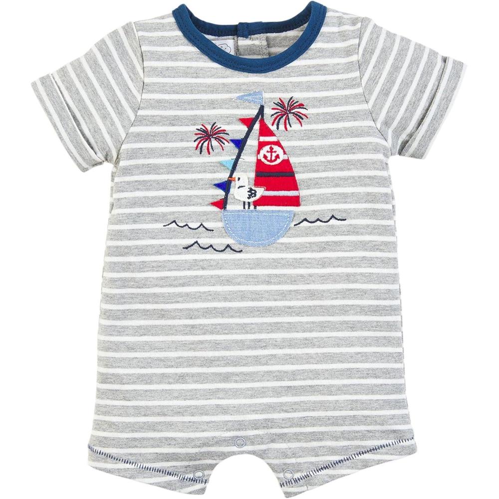 imageMud Pie babyboys Boys ShortallSailboat