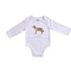 MUD PIE Baby Dog Breed Bodysuit and Bib Set, Aussie, 0-6 Months(Aussie)