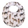 MUD PIE Baby Dog Breed Bodysuit and Bib Set, Aussie, 0-6 Months(Aussie)