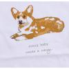 MUD PIE Baby Dog Breed Bodysuit and Bib Set, Aussie, 0-6 Months(Corgi)