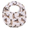 MUD PIE Baby Dog Breed Bodysuit and Bib Set, Aussie, 0-6 Months(German Shepherd)
