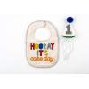 Mud Pie Baby Boys First Birthday Cake Smashing Set, Multi, One Size(Hooray It’s Cake Day!)