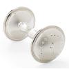 Mud Pie Baby Classic Keepsakes Silver-Plate Rattle, Cross(Cross)