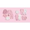 Mud Pie Baby Girl Bow Chainstitch Sweater Bubble