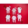 Mud Pie Baby Girl Sleeper(Velour Pink)