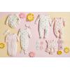 Mud Pie Baby Girls Children’s Ivory Pointelle Gown(Ivory Print)