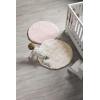 Mud Pie Baby Girls Nursery Chenille Mat, Pink Leopard, 34″ Dia