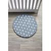 Mud Pie Baby Girls Nursery Chenille Mat, Star, 34″ Dia