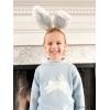 Mud Pie Baby-Boys Children’s Blue Bunny Rollneck Sweater(Blue)