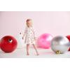 Mud Pie Baby-Girls Girls Dress(Pink Vintage Santa)