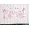 Mud Pie Children’s Balloon Ruffle Pinafore Set; 12-18M
