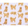 Mud Pie Children’s Dog Breed Toddler Pajama Set(White- Golden Doodle)