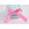 Mud Pie Children’s Embroidered Hat with Bow(Blue Flower)