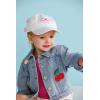 Mud Pie Children’s Embroidered Hat with Bow(White Bow)