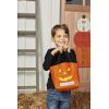 Mud Pie Children’s Halloween LED Light Up Treat-or-Treat Candy Bag, Pumpkin, 7 1/2″ x 7″