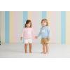 Mud Pie Girls Children’s Pink Bunny Rollneck Sweater(Pink)