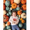 Mud Pie Girls Kids Bow Pumpkin Rollneck Sweater, Small-12-18 Months, Pink
