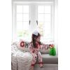 Mud Pie Girls Pajamas(Pink Ornament)
