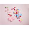 Mud Pie Girls Swimsuit & Headband Set(Multi-floral)