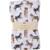 Mud Pie Golden Retriever Print Muslin Baby Swaddle Blanket, 47″ x 47″(Australian Shepherd)