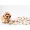 Mud Pie Golden Retriever Print Muslin Baby Swaddle Blanket, 47″ x 47″(Golden Doodle)