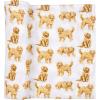 Mud Pie Golden Retriever Print Muslin Baby Swaddle Blanket, 47″ x 47″(Golden Doodle)