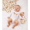 Mud Pie Golden Retriever Print Muslin Baby Swaddle Blanket, 47″ x 47″(Golden Retriever)