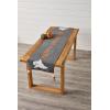 Mud Pie Halloween Applique Table Runner,Black