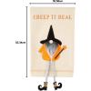 Mud Pie Halloween Dangle Gnome Towel (Creep it Real), 21″ x 14″ (44000039C)(Creep It Real)